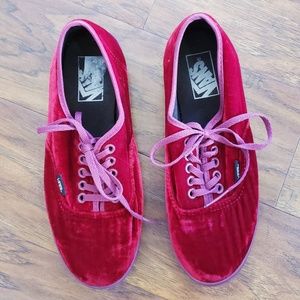 Red Velvet Vans